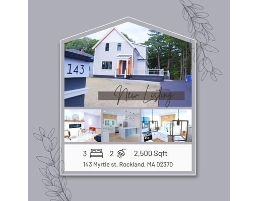 143 Myrtle St, Rockland, Massachusetts 02370, 3 Bedrooms Bedrooms, ,2 BathroomsBathrooms,Single family,For Sale,Myrtle St,73033345