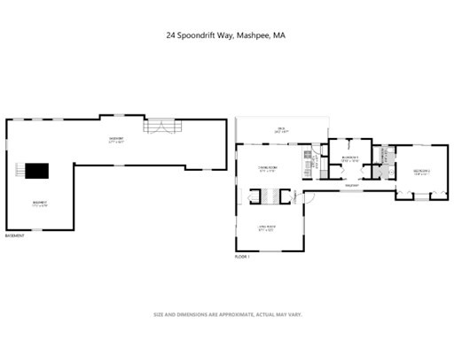 24 Spoondrift Way, Mashpee, Massachusetts 02649, 3 Bedrooms Bedrooms, ,1 BathroomBathrooms,Single family,For Sale,Spoondrift Way,73024794